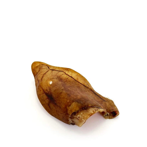Mr. Bones Ibérico Varkensoor – 100% natuurlijke kauwsnack voor honden, hoge hardheid en groot formaat, ideaal voor middelgrote tot grote honden en natuurlijke gebitsverzorging