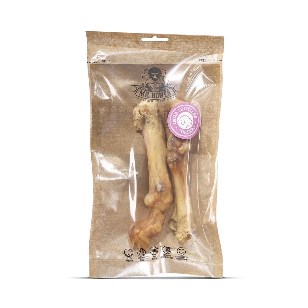 Mr. Bones Lamspoten – kauwsnack hond, lamspoot, 100% lam, natuurlijk gedroogd