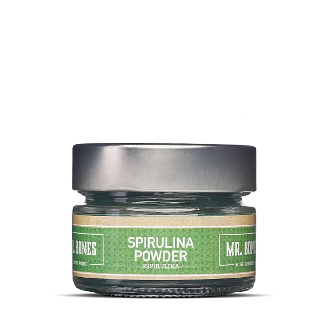 Mr. Bones Spirulina – 100% natuurlijk spirulina algenpoeder voor honden, rijk aan antioxidanten ter ondersteuning van vitaliteit en weerstand