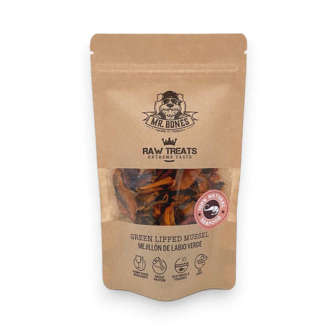 Mr. Bones Raw Treats - Groenlipmossel - Puppy Village.nl