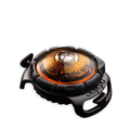 Orbiloc Dog Dual Amber – LED veiligheidslampje voor honden, waterdicht hondenlampje voor halsband of tuigje, maakt je hond zichtbaar tot 5 km in het donker