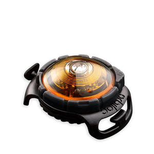 Orbiloc Dog Dual Geel – LED veiligheidslampje voor honden, waterdicht hondenlampje voor halsband of tuigje, maakt je hond zichtbaar tot 5 km in het donker