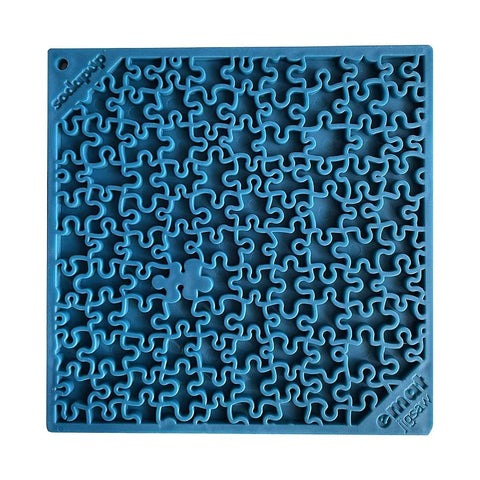 SodaPup Licking eMat Jigsaw Design (Blauw) - Puppy Village.nl