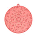 SodaPup Licking eMat with Suction Cups - Lotus Flower - Pastel Roze - Puppy Village.nl