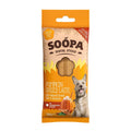 Soopa Dental Sticks Pumpkin Spiced Latte – herfsteditie – voorzijde verpakking – natuurlijke kauwsnack voor honden, graanvrije en hypoallergene gebitsverzorging