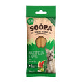 Soopa Dental Sticks Watermeloen & Appel – voorzijde verpakking – natuurlijke kauwsnack voor honden, graanvrije en hypoallergene gebitsverzorging