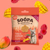 Soopa Healthy Bites Mango & Framboos –  natuurlijke, graanvrije en hypoallergene minibites, gezonde beloningssnoepjes voor honden