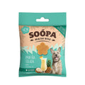 Soopa Healthy Bites Paw-Ña Colada – voorkant verpakking – natuurlijke, graanvrije en hypoallergene minibites, gezonde beloningssnoepjes voor honden