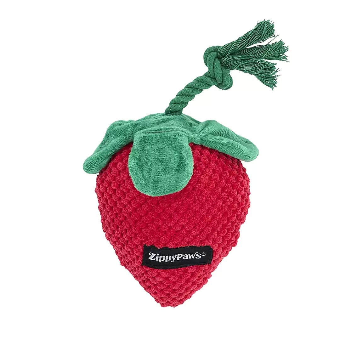 ZippyPaws Crinkle Crops – Strawberry