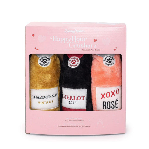 ZippyPaws Happy Hour Crusherz - Love 3-Pack - Puppy Village.nl
