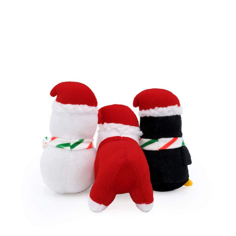 ZippyPaws Holiday Miniz - Festive Animals - Puppy Village.nl
