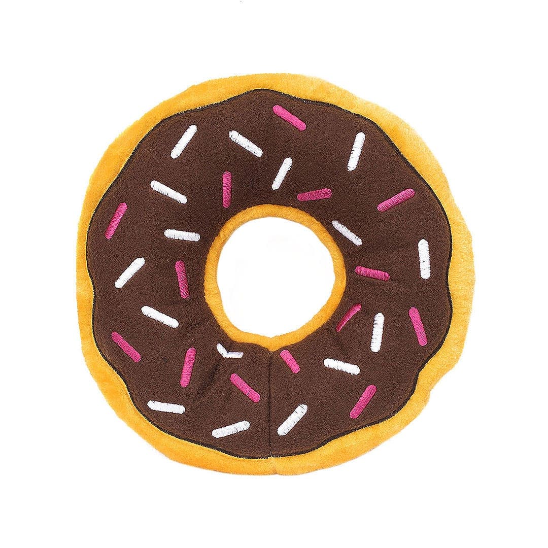 ZippyPaws Jumbo Donutz - Chocolate - Puppy Village.nl