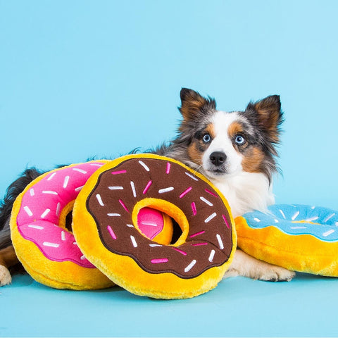 ZippyPaws Jumbo Donutz – Strawberry