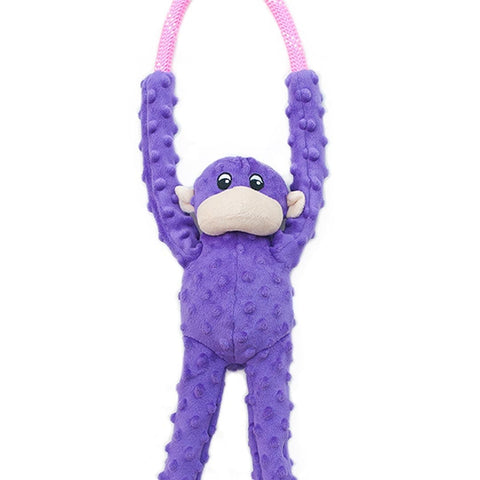 ZippyPaws RopeTugz - Purple Monkey - Puppy Village.nl