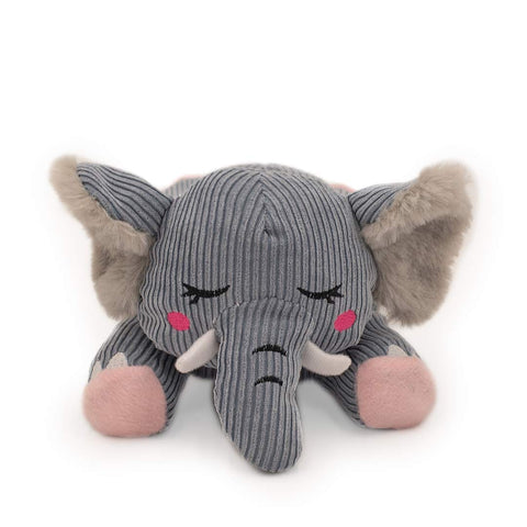 ZippyPaws Snooziez with Shhhqueaker - Elephant - Puppy Village.nl