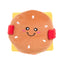 ZippyPaws Snufflerz Stacks Cheeseburger – bovenaanzicht van interactief snuffelspeelgoed en intelligentespeelgoed voor honden met meerdere verstoplaagjes