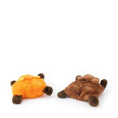 ZippyPaws Squeakie Pad 2-Pack (Bear & Moose) - Puppy Village.nl