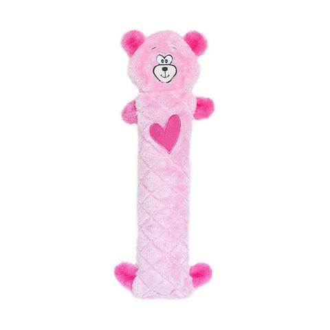 ZippyPaws Valentine's Jigglerz - Pink Bear - Puppy Village.nl