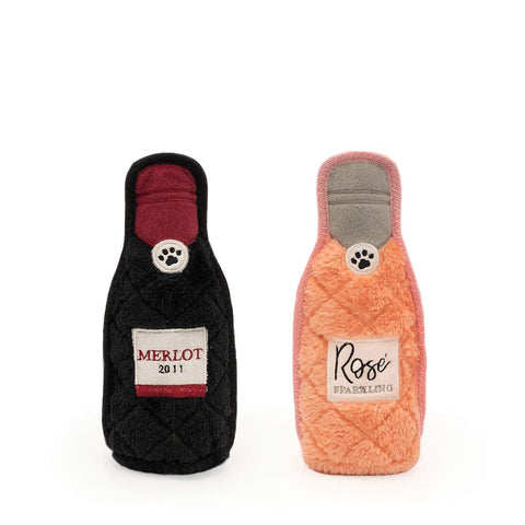 ZippyPaws Z-Stitch Happy Hour Crusherz - Merlot & Rosé - Puppy Village.nl