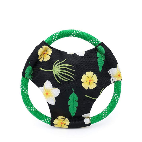 ZippyPaws Patterned Rope Gliderz - Hawaiian Plumeria - Puppy Village.nl