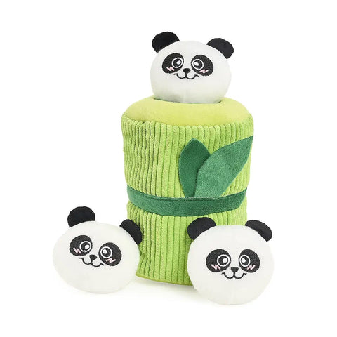 ZippyPaws Zippy Burrow – Pandas in Bamboo