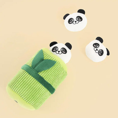 ZippyPaws Zippy Burrow – Pandas in Bamboo
