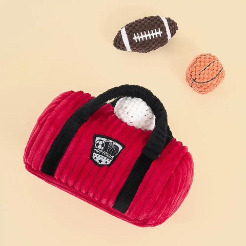 ZippyPaws Zippy Burrow – Red Gym Bag
