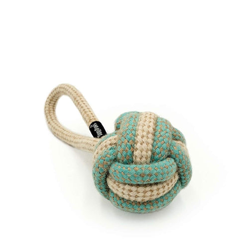 ZippyPaws ecoZippy Cotton and Jute Ball - Puppy Village.nl