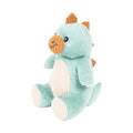 ecoZippy Dinoz Stegosaurus duurzaam hondenspeeltje – pluche dinosaurus met corduroy details en knisperende staart