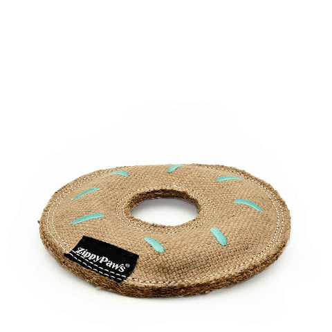 ZippyPaws ecoZippy Jute Donutz - Puppy Village.nl