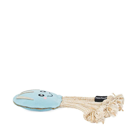 ZippyPaws ecoZippy Suede and Rope Buddies – Jellyfish - Puppy Village.nl