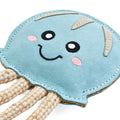 ZippyPaws ecoZippy Suede and Rope Buddies – Jellyfish - Puppy Village.nl