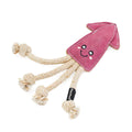 ZippyPaws ecoZippy Suede and Rope Buddies – Squid - Puppy Village.nl