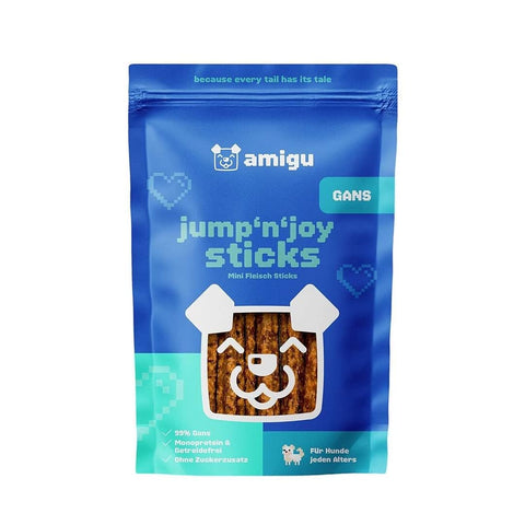 amigu Jump'n'Joy Vleessticks - Gans