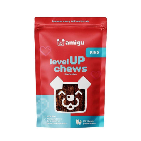 amigu LevelUP Chews Vleesstrips - Rund