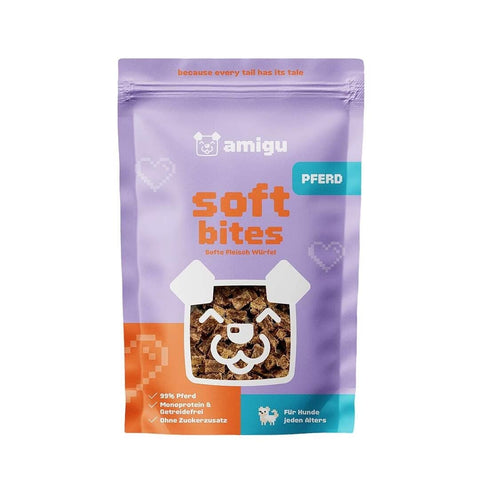 amigu Soft Bites Vleesblokjes - Paard - Puppy Village.nl