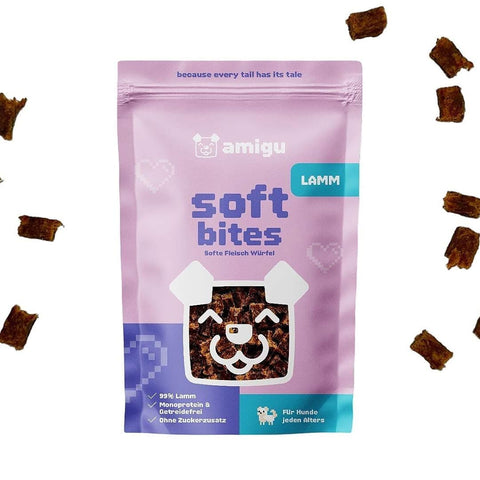 amigu Soft Bites Vleesblokjes - Lam - Puppy Village.nl