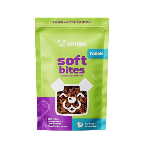 amigu Soft Bites Vleesblokjes - Fazant - Puppy Village.nl